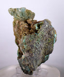 8.2cms DRUZY CHRYSOCOLLA STALACTITE Shiny Crystals Gem Silica Peru Quartz Mineral Specimen D217