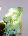8.2cms DRUZY CHRYSOCOLLA STALACTITE Shiny Crystals Gem Silica Peru Quartz Mineral Specimen D217