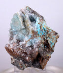 6.2cms DRUZY CHRYSOCOLLA QUARTZ Lily Mine Peru  Malachite Stalactite Suiseki Mineral Specimen DE219