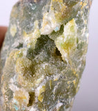 5.5cms DRUZY CHRYSOCOLLA QUARTZ Lily Mine Peru  Malachite Stalactite Suiseki Mineral Specimen DE222
