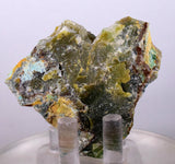 5.5cms DRUZY CHRYSOCOLLA QUARTZ Lily Mine Peru  Malachite Stalactite Suiseki Mineral Specimen DE222