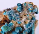 5.2cms CHRYSOCOLLA MALACHITE SELENITE Crystals Peru Quartz Calcite Barite ? Brochantite ? Ajoite ? Rosasite ? Mineral Specimen  Peru C907