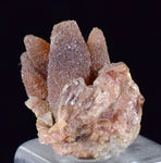 1.3 cms GEM RHODOCHROSITE CRYSTALS Uchuchaccua Mine Old Stock Collector Peru Mineral Specimen RE447