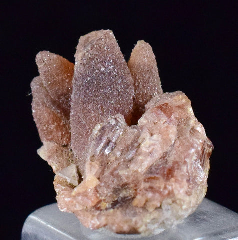 1.3 cms GEM RHODOCHROSITE CRYSTALS Uchuchaccua Mine Old Stock Collector Peru Mineral Specimen RE447