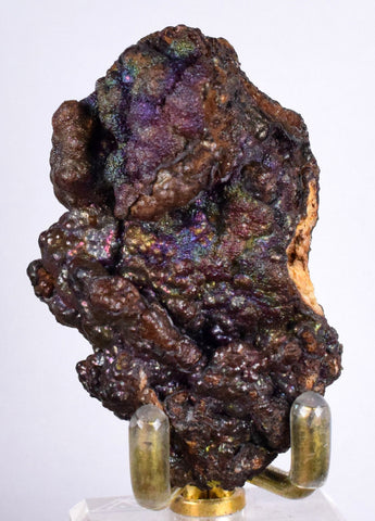 5.7cms GOETHITE BOTRYOIDAL IRIDESCENT Crystals Peru Iron New Find Mineral Specimen Z03