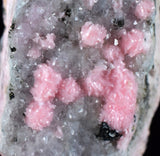 4.6cms RHODOCHROSITE PYRITE Quartz Peru Pink Red Botryoidal Crystals  Natural Sculpture Mineral Specimen R450