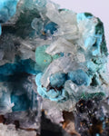 3.7cms CHRYSOCOLLA MALACHITE SELENITE Crystals Peru Quartz Calcite Barite ? Brochantite ? Ajoite ? Rosasite ? Mineral Specimen  Peru C912