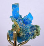 5.2cms NATURAL CHALCANTHITE  Unique Copper Druzy Peru Electric Blue Sharp Shiny Mineral Specimen Collector fe380