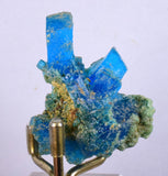 5.2cms NATURAL CHALCANTHITE  Unique Copper Druzy Peru Electric Blue Sharp Shiny Mineral Specimen Collector fe380