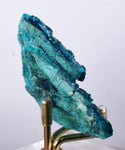 6cms BLUE MALACHITE BOTRYOIDAL Peru Crystals Grape Spheres Shiny Sparkling Translucent New Find Stalactite Others Minerals Specimensn U461