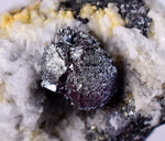 3.9cms PROUSTITE RUBY SILVER Crystals Uchucchacua Mine Peru Mineral Specimen H282