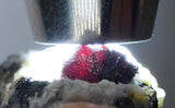 3.9cms PROUSTITE RUBY SILVER Crystals Uchucchacua Mine Peru Mineral Specimen H282