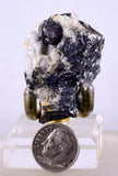 3.9cms PROUSTITE RUBY SILVER Crystals Uchucchacua Mine Peru Mineral Specimen H282