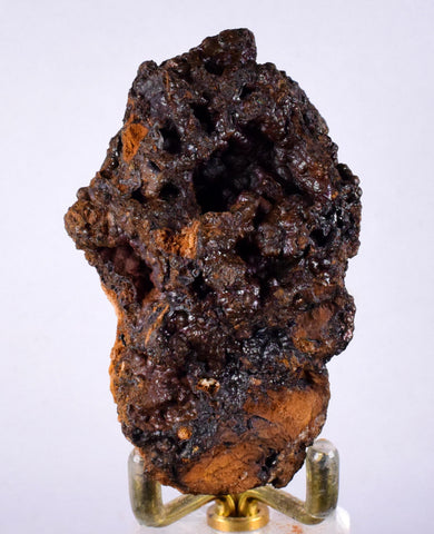 6.8cms GOETHITE BOTRYOIDAL Crystals Peru Iron New Find Mineral Specimen Z04