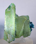 8.5cms QUARTZ CHRYSOCOLLA TENTADORA Mine Peru Grape Botryoidal Stalactite Crystals Rare Ajoite (?) Heterogenite (?) Mineral Specimen ce931