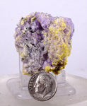 4cms COQUIMBITE ALUNOGEN CRYSTAL Romerite Copiatite Chalcantite Mineral Specimen U469