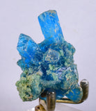 5.2cms NATURAL CHALCANTHITE  Unique Copper Druzy Peru Electric Blue Sharp Shiny Mineral Specimen Collector fe380