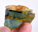 30grs BLUE OPAL ROUGH Peru Rough Scenic Quality Translucent Jewelry O682