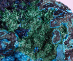 4.8cms CHRYSOCOLLA GRAPE BOTRYOIDAL Crystals Blue Shattuckite Turquoise Ajoite ? Color Stalactite ce918