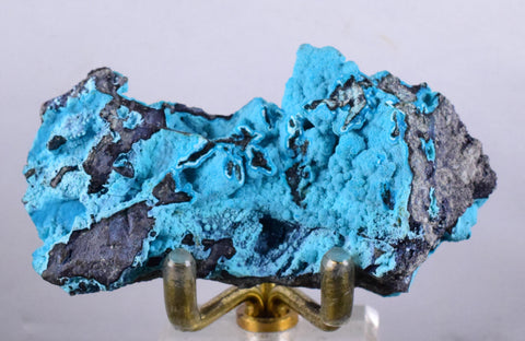 7.1cms CHRYSOCOLLA GRAPE BOTRYOIDAL Premium Peru Spheres Crystals Blue Color Cluster Stalactite CE924