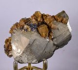 7.5cms PYRITE SIDERITE PERU Shiny Crystals Quartz Sphalerite Mineral Specimen Peru Collector M206