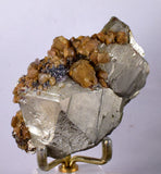 7.5cms PYRITE SIDERITE PERU Shiny Crystals Quartz Sphalerite Mineral Specimen Peru Collector M206