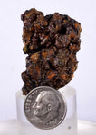 3.6cms GOETHITE BOTRYOIDAL IRIDESCENT Crystals Peru Iron New Find Mineral Specimen Z06