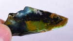 9.1grs BLUE OPAL ROUGH Peru Rough Scenic Quality Translucent Jewelry O685