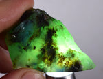 24.1 grs BLUE OPAL ROUGH Peru Rough Scenic Quality Translucent Jewelry O686