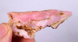 26.8 Grams PINK OPAL ROUGH A A Quality Jewelry Pendant Peru Coral Color P235