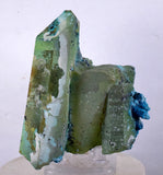 8.5cms QUARTZ CHRYSOCOLLA TENTADORA Mine Peru Grape Botryoidal Stalactite Crystals Rare Ajoite (?) Heterogenite (?) Mineral Specimen ce931