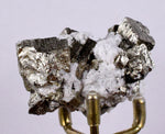 4.9cms PYRITE CUBIC PERU Shiny Crystals Mineral Specimen Collector M210
