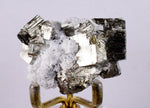 4.9cms PYRITE CUBIC PERU Shiny Crystals Mineral Specimen Collector M210