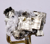 4.9cms PYRITE CUBIC PERU Shiny Crystals Mineral Specimen Collector M210