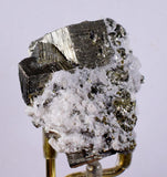 5.6cms PYRITE CUBIC PERU Shiny Crystals Mineral Specimen Collector M211