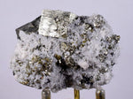 5.6cms PYRITE CUBIC PERU Shiny Crystals Mineral Specimen Collector M211
