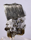 5.9cms PYRITE CUBIC PERU Shiny Crystals Mineral Specimen Collector M212