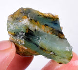 30grs BLUE OPAL ROUGH Peru Rough Scenic Quality Translucent Jewelry O682
