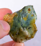 30grs BLUE OPAL ROUGH Peru Rough Scenic Quality Translucent Jewelry O682