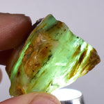 30grs BLUE OPAL ROUGH Peru Rough Scenic Quality Translucent Jewelry O682