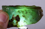 62grs BLUE OPAL ROUGH Peru Rough Scenic Quality Translucent Jewelry O693