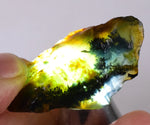 9.1grs BLUE OPAL ROUGH Peru Rough Scenic Quality Translucent Jewelry O685