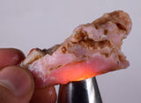 26.8 Grams PINK OPAL ROUGH A A Quality Jewelry Pendant Peru Coral Color P235