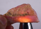 26.8 Grams PINK OPAL ROUGH A A Quality Jewelry Pendant Peru Coral Color P235
