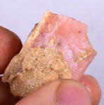 12.8 Grams PINK OPAL ROUGH A A Quality Jewelry Pendant Peru Coral Color P237