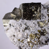 5.6cms PYRITE CUBIC PERU Shiny Crystals Mineral Specimen Collector M211
