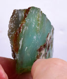 62grs BLUE OPAL ROUGH Peru Rough Scenic Quality Translucent Jewelry O693