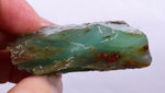 62grs BLUE OPAL ROUGH Peru Rough Scenic Quality Translucent Jewelry O693