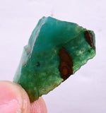 3.2gr GEM SILICA CHRYSOCOLLA Emeraldine Lily Mine Peru Scenic Quartz Malachite Chalcedony Emerald Jade Color S79