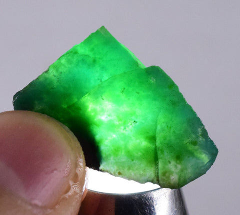 3.2gr GEM SILICA CHRYSOCOLLA Emeraldine Lily Mine Peru Scenic Quartz Malachite Chalcedony Emerald Jade Color S79